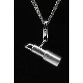 MOOYE ® - Collectie Zilveren Lippenstift zilver hanger n bedel