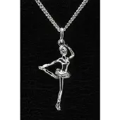 MOOYE ® - Collectie Zilveren Kunstschaatsen ketting hanger