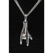 MOOYE ® - Collectie Zilveren Hand ik hou van jou ketting hanger