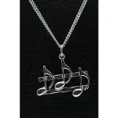 MOOYE ® - Collectie Zilveren Notenbalk ketting hanger