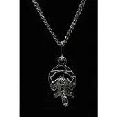 MOOYE ® - Collectie Zilveren Sterrenbeeld Schorpioen ketting hanger - klein