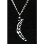 MOOYE ® - Collectie Zilveren Croissant ketting hanger