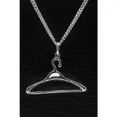 MOOYE ® - Collectie Zilveren Kledinghanger ketting hanger