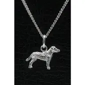 MOOYE ® - Collectie Zilveren Chesapeake bay retriever ketting hanger - klein