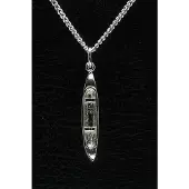 MOOYE ® - Collectie Zilveren Kano canadees ketting hanger