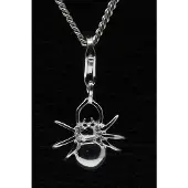 MOOYE ® - Collectie Zilveren Spin klein hanger n bedel