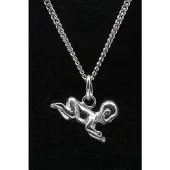 MOOYE ® - Collectie Zilveren Baby kruipend ketting hanger