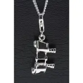 MOOYE ® - Collectie Zilveren Verrekijker hanger en bedel
