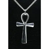 MOOYE ® - Collectie Zilveren Ankh ketting hanger groot