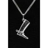MOOYE ® - Collectie Zilveren Rijlaars ketting hanger - groot