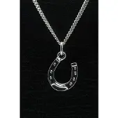 MOOYE ® - Collectie Zilveren Hoefijzer geluk ketting hanger