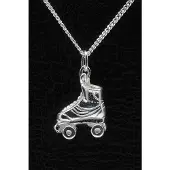 MOOYE ® - Collectie Zilveren Rolschaats ketting hanger