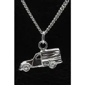MOOYE ® - Collectie Zilveren Citro n 2CV Lelijk eend bestelauto ketting hanger