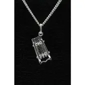 MOOYE ® - Collectie Zilveren Slee ketting hanger