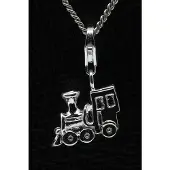 MOOYE ® - Collectie Zilveren Locomotief hanger n bedel