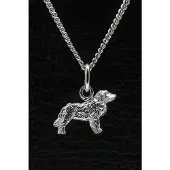 MOOYE ® - Collectie Zilveren Leonberger ketting hanger - klein
