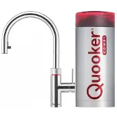 Quooker Flex round chroom met Combi+ reservoir