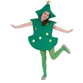 Vegaoo Kerstboom kostuum voor kinderen