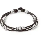 Fossil JA6068040 Bruin leren armband