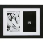 Deknudt Frames fotolijst S66KA2 - zwart - 2 verticale foto's 13x18 cm