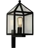 Ks Verlichting Bloemendaal muurlamp zwart