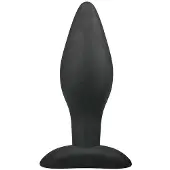 Easytoys Anal Collection Medium Zwarte Siliconen Buttplug