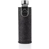EQUA waterfles Mismatch met hoes Silver - 750 ml - Glas