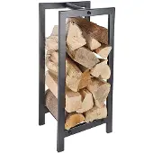 Esschert Design Esschert Haardhout Opslag Design Fancy Flames Zwart 30 X 23,5 X 59,7 Cm