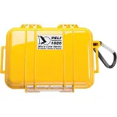 Peli MicroCase 1010 Box, yellow 2021 Plastic Boxen