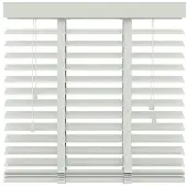 Decosol Horizontale jaloezie hout 50mm wit 80 x 180cm online kopen