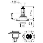 Philips 12342CTVBW Gloeilamp, verstraler