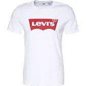 Levi's Shirt 'Graphic Set-In Neck T-Shirt' rood / wit