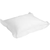 Yumeko Kussensloop Katoensatijn 60x70 Wit - Eco, Bio & Fairtrade