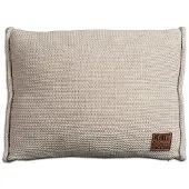 Knit Factory Uni Kussen - Beige - 60x40 cm