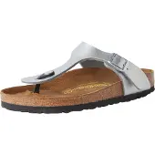 Birkenstock Muiltjes 'Gizeh' zilver