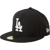 New Era Los Angeles Dodgers 59Fifty Fitted Cap Zwart Wit | 7/1.8