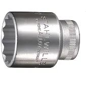 Stahlwille Dopsleutelbit | 1/2 inch 12-kant | sleutelwijdte 28 mm | lengte 45 mm | 1 stuk - 03010028 03010028