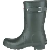 Hunter Regenlaars Women Original Short Dark Olive-Schoenmaat 40 - 41