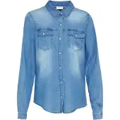 Vila Blouse 'VIBista' blauw denim