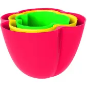 Zak!Designs schaaltjes Paprika 12 x 8 cm melamine 3 delig