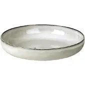 Broste Copenhagen Nordic Sand schaal ø 22,5 x 4,5 cm aardewerk wit