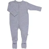 Joha - Kid's 581 Nightsuit 2-In-1 Foot Basic - Overall 60, purper/grijs