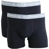 Alan red Boxershorts Navy 2Pack