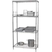 Vogue Chroom Voorraadrek 183(h)x91,5(b) x 61(d)cm