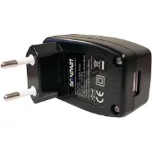 Scanpart USB stekker met 1 poort - USB A aansluiting - 1A - Zwart