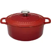 CHASSEUR ronde geëmailleerde gietijzeren braadpan 28 cm robijn - - puc472858