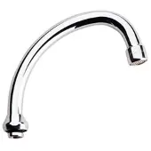 GROHE draaibare buisuitloop - 140 Mm Met Mousseur