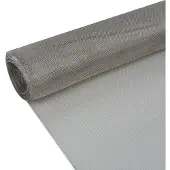 vidaXL Draadhekken 100 x 500 cm Mesh RVS 201 zilver