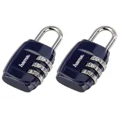 Hama Bagage Combinatie Slot 2 Stuks Blauw