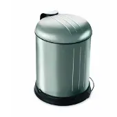 Rixx RX-920057 pedaalemmer met zachtsluitend deksel rvs fingerprint proof 5L